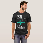 T-shirt ER Nurse womens  Emergency Room Nursing RN (Devant entier)