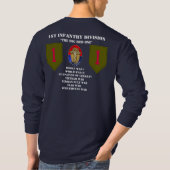 T-shirt ęr Pièce en t de douille de Division d'infanterie (Dos)