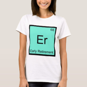 T-shirt Er - Tee-shirt Symbole d'Élément de Chimie pour Re