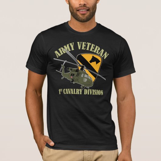T-shirt ęr Vétérinaire de Cav - UH60 Blackhawk (Devant)