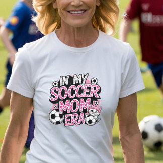 T-shirt Era maman de football