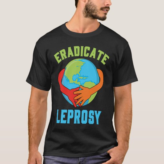 T-shirt Eradicate Leprosy Disease Awareness and Support (Devant)