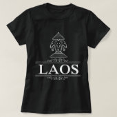 T-shirt Erawan Laos Trois éléphant à tête (Design devant)
