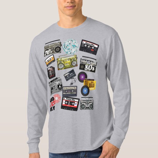 T-shirt ère de classique de disco des années 70 (Devant)