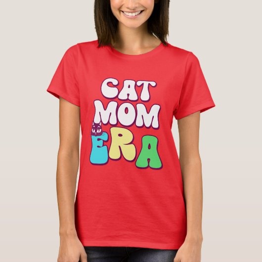 T-shirt Ère de la chatte maman (Devant)