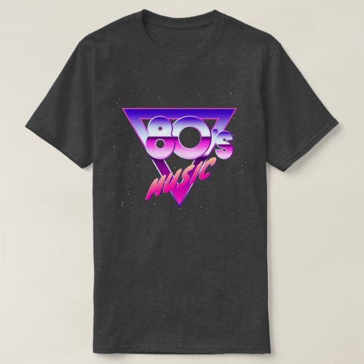 T-shirt Ère des années 80 (Design devant)