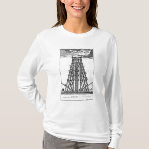 T-shirt Érection de l'obélisque égyptien antique