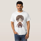 T-shirt Eren Yeager avec l'épée (Devant entier)