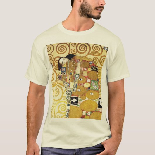T-shirt Erfüllung par Gustav Klimt (Devant)