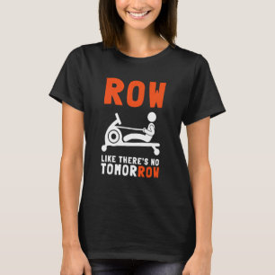 T-shirt Erg Ergometer Et L'Exercice D'Aviron Machine Raili
