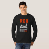 T-shirt Erg Ergometer Et L'Exercice D'Aviron Machine Raili (Devant entier)