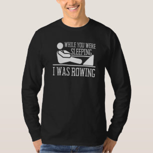 T-shirt Erg Ergometer Et L'Exercice D'Aviron Machine Raili