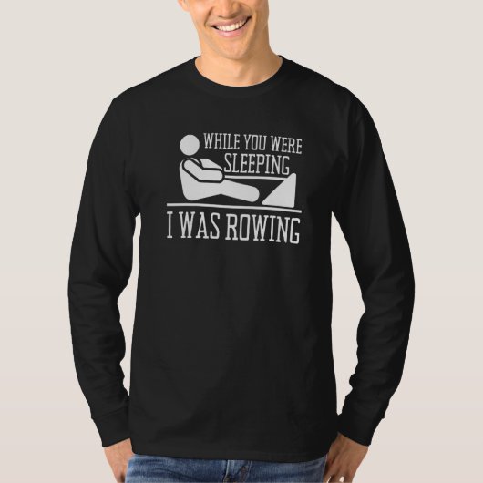 T-shirt Erg Ergometer Et L'Exercice D'Aviron Machine Raili (Devant)