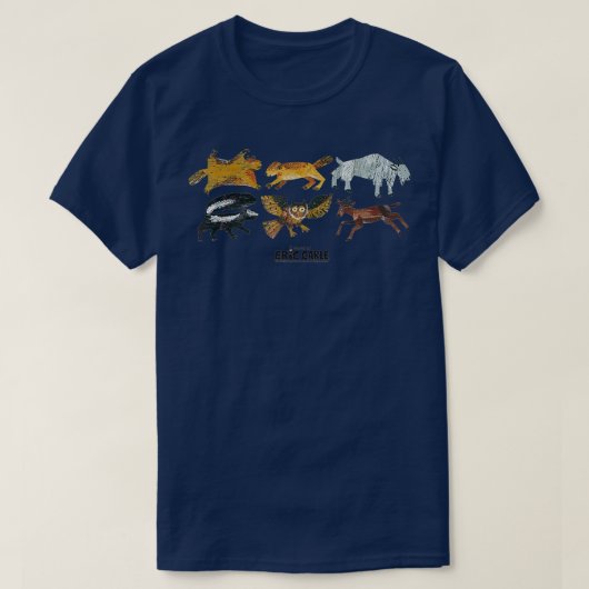 T-shirt Eric Carle Illustrations d'animaux (Design devant)