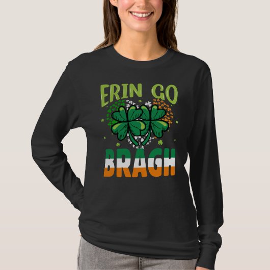 T-shirt -Erin Go Bragh Trèfle St. Patrick Design-60879 (Devant)