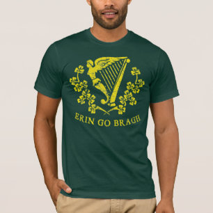 T-shirt Erin Go Tee - shirts de la harpe Bragh