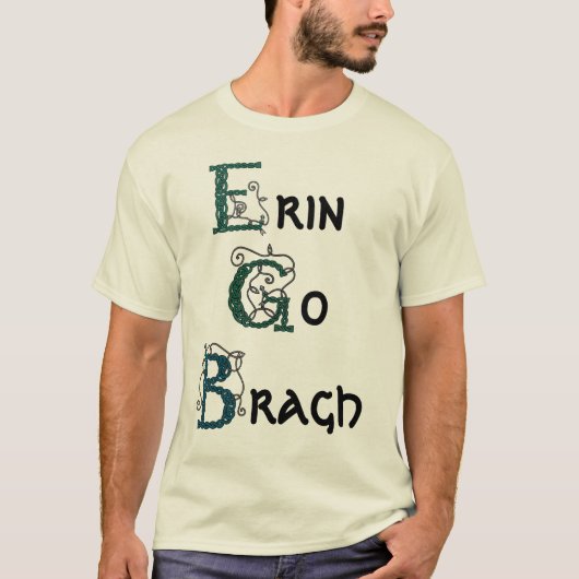 T-shirt Erin vont chemise de Bragh (Devant)