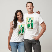 T-shirt Erin vont des couples de Bragh regardant la carte (Unisexe)