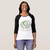T-shirt Erin vont tee - shirt d'harpe de Bragh (Devant entier)