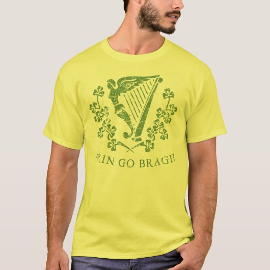 T-shirt Erin vont tee - shirt d'harpe de Bragh (Devant)