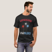 T-shirt Ermahgerd Sperklers 4 juillet Fireworks Sparkler (Devant entier)