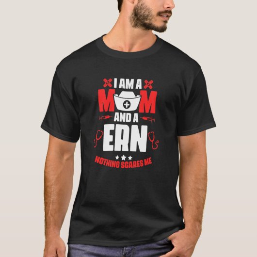 T-shirt Ern Maman Médicale Rn Infirmière d'urgence (Devant)
