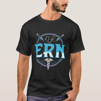 T-shirt Ern Médicale Rn Infirmière d'urgence