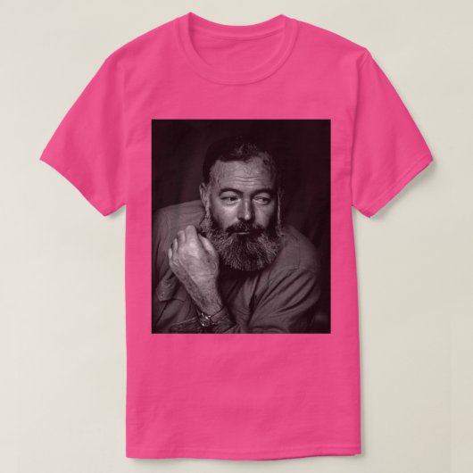 T-shirt Ernest Hemingway (Design devant)