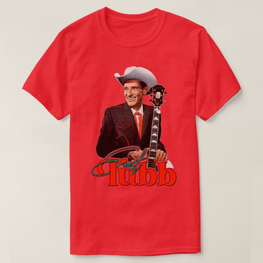 T-shirt Ernest Tubb Classic Country Honky Tonk Hommage (Design devant)