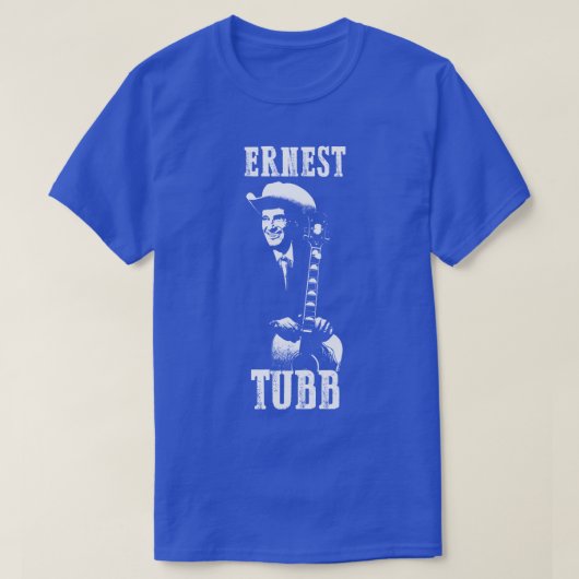 T-shirt Ernest Tubb Le Crayon Blanc1 (Design devant)
