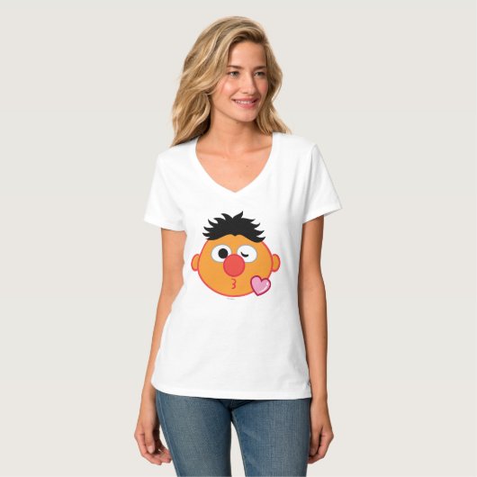 T-shirt Ernie Face lance un baiser (Devant entier)