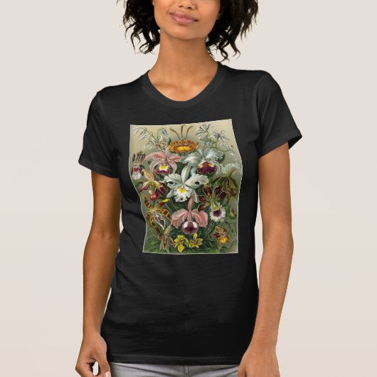 T-shirt Ernst Haeckel - Orchidae (Devant)
