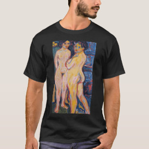 T-shirt Ernst Ludwig Kirchner Maison de montagne avec nuag