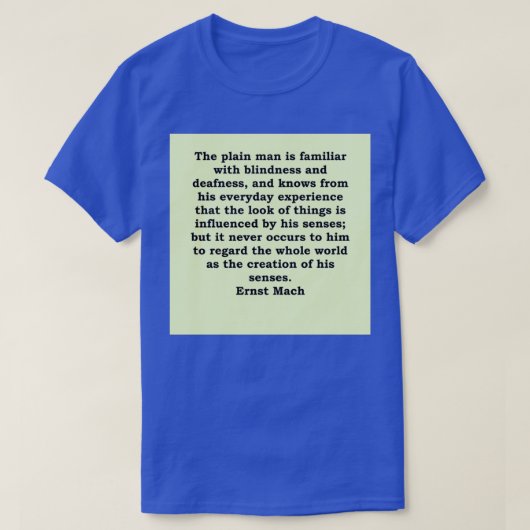 T-shirt Ernst Mach (Design devant)