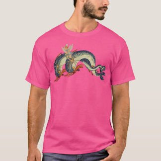 T-shirt Eros chevauchant des dauphins
