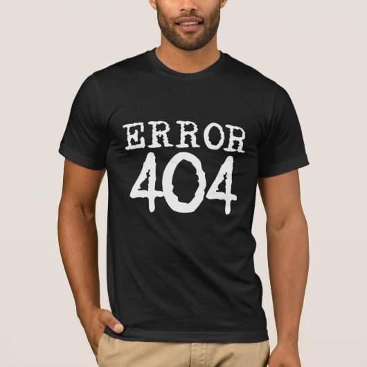 T-shirt Erreur404 (Devant)