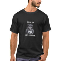 Erreur 404 Sommeil introuvable Noir