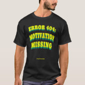 T-SHIRT ⚠️ ERREUR DE MOTIVATION (Devant)