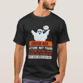 T-shirt Erreur d'Halloween 404 Costume introuvable Coding  (Devant)