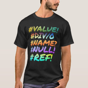 T-shirt Erreur Excel
