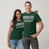 T-shirt Erreur Halloween Costume 404 introuvable Codage _1 (Unisexe)