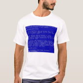 T-shirt Erreur nerd Windows Blue Screen of Death Error (EN (Devant)
