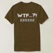 T-shirt Erreurs comptables Excel 5 (Design devant)