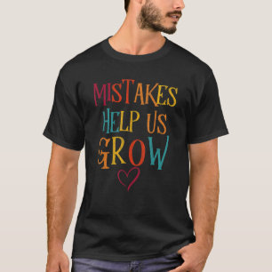 T-shirt Erreurs Nous Aider À Développer L'Inspiration De L