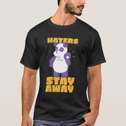 T-shirt Ers Restez À Panda (Devant)