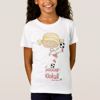 T-Shirt Éruptions du football de filles