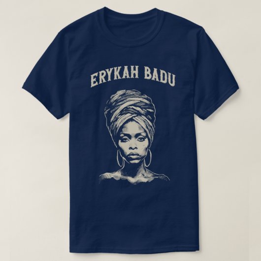 T-shirt Erykah Badu 1 (Design devant)
