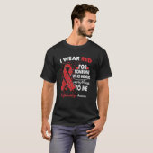 T-shirt Erythromelalgie Sensibilisation Guerrier Soutien C (Devant entier)