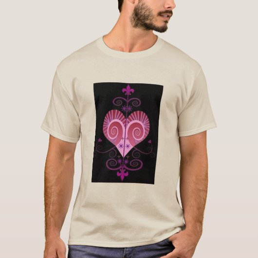 T-SHIRT ERZULI FREDA DAHOMEY VEVE SECRET VODOU GEOMETRY (Devant)