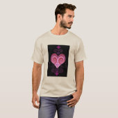 T-SHIRT ERZULI FREDA DAHOMEY VEVE SECRET VODOU GEOMETRY (Devant entier)